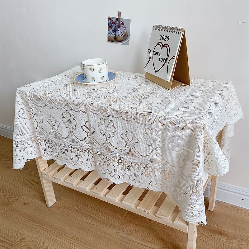 New Tablecloth Multi-Cover Pastoral Lace Knit Flower Vase Cover Table Cover Sofa Cover Furniture Dustproof Cover Multi-Cover 60x60cm, Handmade items, Kitchen supplies, table cloth