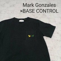 Mark Gonzales ×BASE CONTROL 半袖ポケットTシャツ W9367_画像1