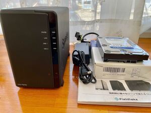 Synology NASキットDS218Play/JP と WesternDigital 4TB WD40EZAZ-EC