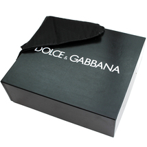 箱・保管袋付★ドルチェ&ガッバーナ DOLCE&GABBANA★レースアップブーツ 6.5=25.5 イタリア製 ロングブーツ レザー 黒 メンズ q-522_画像7