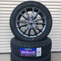 WAREN W05 ◆新品スタッドレスグッドイヤーアイスナビ8◆155/65R14◆タントムーヴNBOXスペーシアワゴンRラパンキャンパス　 ガンメタ_画像2