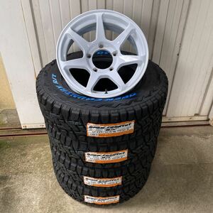 TOYOオープンカントリーRT 225/70R16◆16×5.5J-20◆《CST ZERO-1HYPER J》スズキジムニーホワイトJBJA4本セットホワイトレターハイパー+J