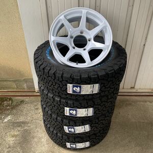 BFグッドリッチ225/75R16◆16×5.5J-20◆《CST ZERO-1HYPER J》スズキジムニー専用ホワイトJBJA 4本　ホワイトレター KO2 ハイパー