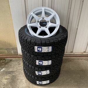 BFグッドリッチ235/70R16◆16×5.5J+22◆《CST ZERO-1HYPER J》スズキジムニー ホワイトJBJA 4本　ホワイトレター KO2 ハイパーJ