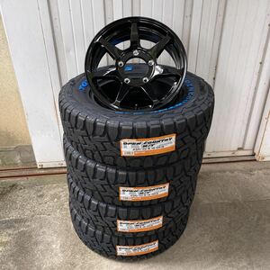 TOYOオープンカントリーRT235/70R16◆16×5.5J-20◆《CST ZERO-1HYPER J》ジムニーグロスブラック4本セットホワイトレター　ハイパー