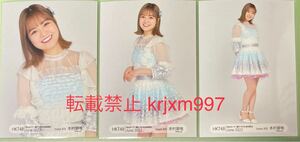 HKT48 チームKⅣ 本村 碧唯 月別 2022年6月 June 劇場 生写真 3種コンプ