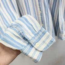 USA VINTAGE BON HOMME STRIPE PATTERNED BUTTON DOWN SHIRT/アメリカ古着ストライプ柄ボタンダウンシャツ_画像8