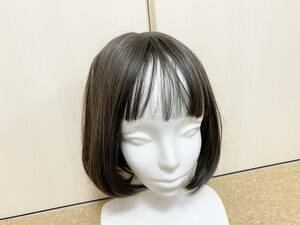 AQUADOLLroli pop color Bob wig / pearl gray jux inner ash blue Free wg311PGinAB