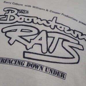 ■ 80s The Boomtown Rats Vintage T-shirt ■ ブームタウン ラッツ ヴィンテージ Tシャツ 当時物 本物 バンドT ロックT newwave postpunk