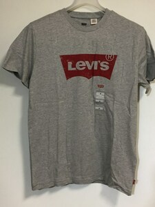 Levi's リーバイス バットウィングロゴ 半袖Tシャツ グレー Lサイズ 177830200 新品