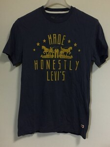 Levi's リーバイス クラシックツインホースロゴ 半袖Tシャツ サックスブルー Mサイズ 新品