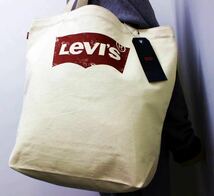 LEVI’S リーバイス 男女兼用 ユニセックス ビッグロゴ トートバッグ 38010-0056 新品 未使用 タグ付き 希少_画像6