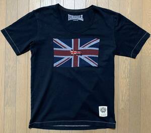 LONSDALE LONDON ロンズデール ロンドン　ハイストリート　Tシャツ　Uネック　イギリス国旗　コラボTシャツ