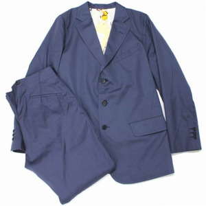 Der SAMMLER SOLO × THE THREE ROBBERS KEATON JACKET &PANTS VINTAGE FABRIC jacket S blue gray 