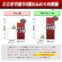 醗酵黒にんにく卵黄　サプリ　60粒　4袋セツト計240粒　約6か月分　青森県産　福地ホワイト種使用　錠剤タイプ_画像8