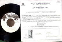 試聴 スペイン盤 7inch. ミクスチャー CIUDAD JARDIN / AQUILA CANA MANDA □mano negra manu chao punk reggae ロンドンナイト_画像2