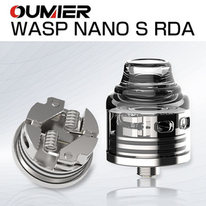 VAPE OUMIER WASP NANO S RDA 25mm アトマイザー BLACK 新品　BOX