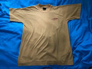 MADE IN U.S.A.アメリカ製90'sフルーツオブザルームFRUIT OF THE LOOMプリント入りTシャツALABAMA9-1-1