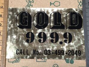  free shipping!.. billion dala-zGOLD999.9 sticker Junk rockabilly 