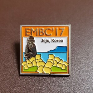 韓国 済州島 チェジュ トルハルバン ピンバッジ