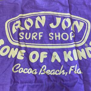 最初期 80'S RON JON ロンジョン Tシャツ パープル M