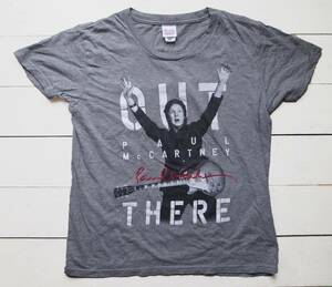 PAUL McCARTNEY 2013年 OUT THERE ツアー東京公演 会場限定Tシャツ グレー レディースM BEATLES ポール・マッカートニー