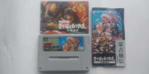 SFC スーパーファミコン ソフト 蒼き狼と白き牝鹿