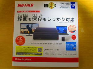 【新品 未使用 未開封】BUFFALOBUFFALO 外付けハードディスク 4.0TB HD-NRLD4.0U3-BA