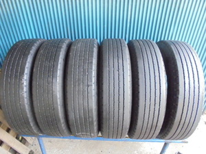 ブリヂストン V-STEEL RIB R202 Ecopia 205/85R16 117/115L LT　6本 6～7分溝