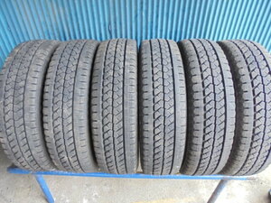 ブリヂストン BLIZZAK W979　195/75R15 109/107L LT　6本　9.5分溝2本と9分溝4本　程度良好！