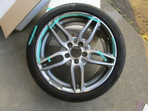 ベンツ純正　Ｃ１１７　ＣＬＡクラス　AMG１８インチアルミホイールタイヤ付１本　１８×７．５Ｊ　ＥＴ５２　１７６　４０１　０７００　