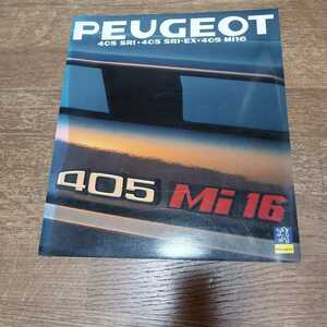 PEUGEOT 405 catalog 