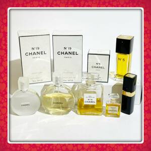 CHANEL シャネル 新品未開封品有り香水など9点セットNO5、NO19、チャンス、チャンスオータンドゥルヘアミスト
