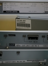 【FUJITSU 富士通】（JX40）HDDキャビネット 2014年製　HDD無し ユニット１つ無し　未チェック現状品　管：ざ5403_画像8