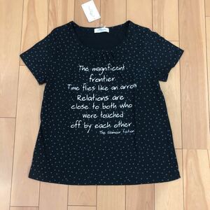 新品　タグ付き★黒　半袖Tシャツ★サイズM★レディース　カットソー