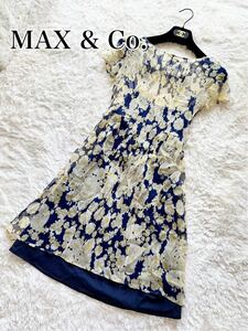 【MAX & CO.】マックスアンドコー　花　キャミソール付　ワンピース