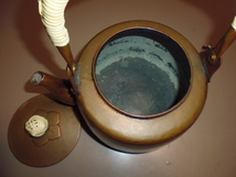 中古　京都　有次　銅やかん＊薬缶2.2Lくらい。茶沸かし。_画像2