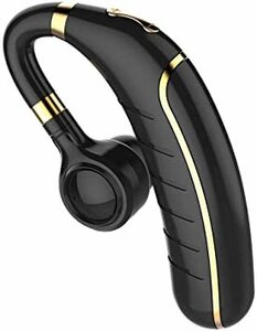 BLACK 1 Bluetooth ヘッドセット 5.0 ワイヤレス イヤホン 片耳 左右耳兼用 高音質 ブルートゥースイヤホン