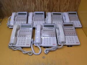 *U/439* drum - system communication Taiko* business phone telephone machine *7 pcs. set *J-12DPF?* operation unknown * Junk 