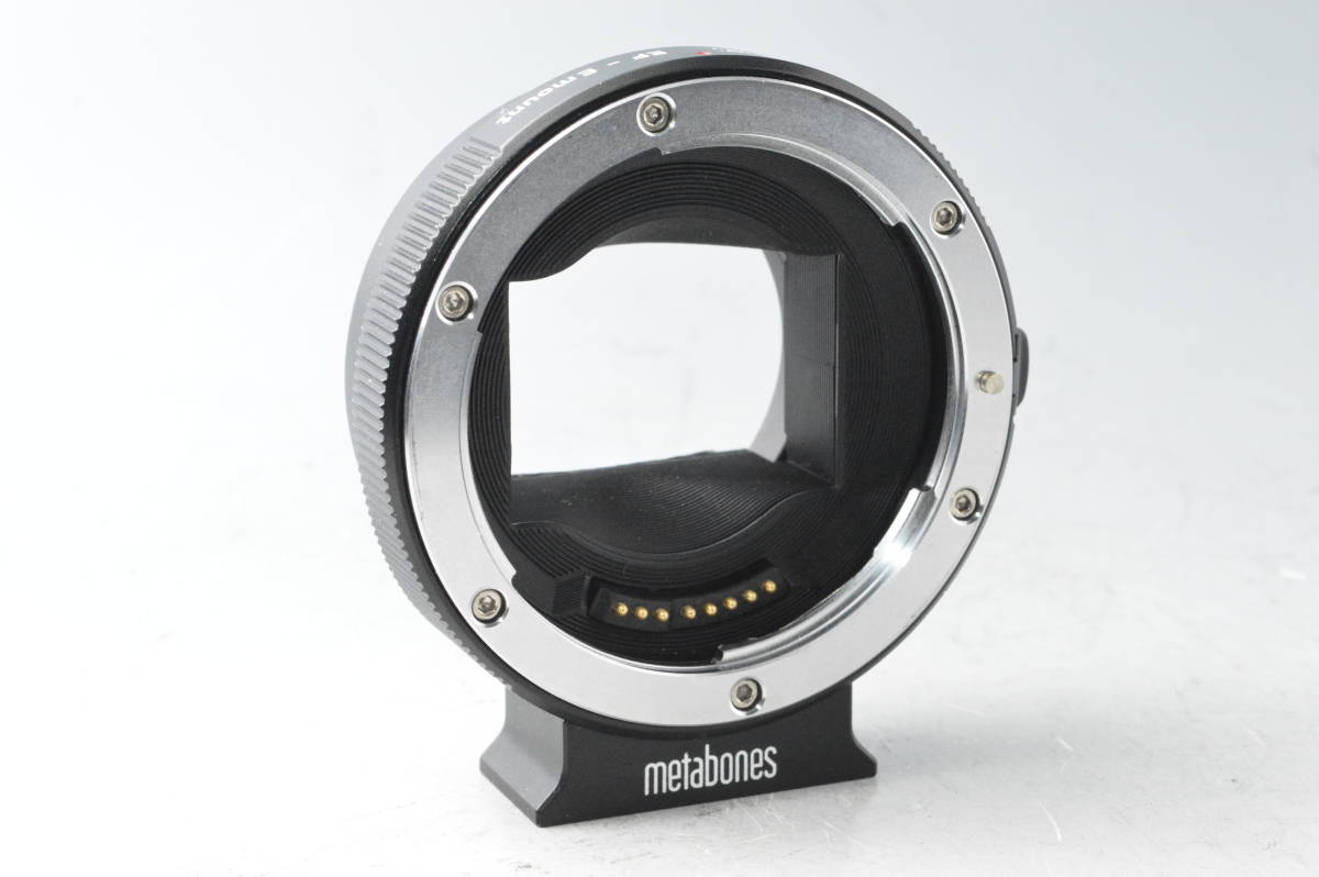 ☆美品☆ METABONES製 SONY NEX Eマウント用 電子接点付キャノンEF