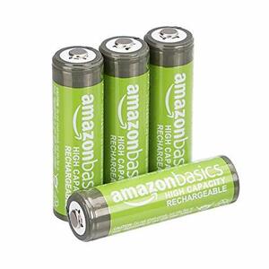  充電池 充電式ニッケル水素電池 単3形4個セット (最小容量2400mAh、約400回使用可能)