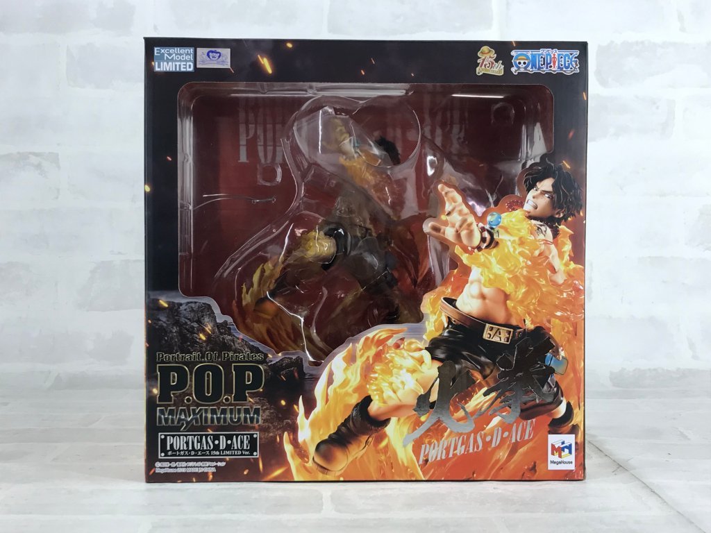新品同様 ワンピース P.O.P. maximum エース フィギュア マキシマム 未