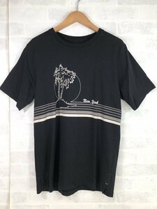 rag&bone ラグ＆ボーン 半袖 プリントTシャツ ヤシの木 ブラック SIZE:S MH632022063008