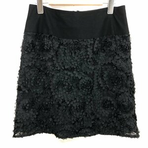 DUAL VIEW dual view to coil flower skirt SIZE:40 black LU632022062303