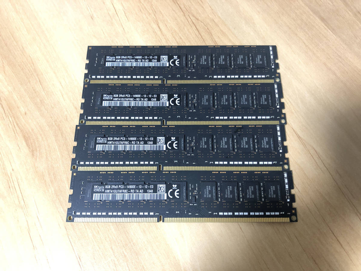 ギフト アドテック サーバー用 DDR3-1866 RDIMM 8GBx4枚組 DR