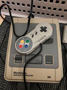 スーパーファミコン本体コントローラー1つ配線ドンキーコング1.2.3つき
