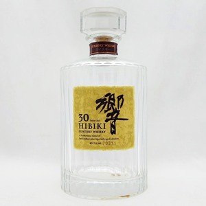 22-2356【空瓶】サントリー　響30年　HIBIKI　カガミクリスタル　空ボトル　空き瓶　