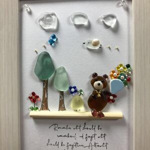 シーグラスアート NO128