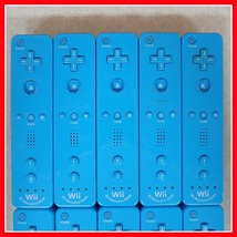 Wii モーションプラス リモコン コントローラ RVL-036 ブルー まとめて10個 大量セット 任天堂 Nintendo シリコンカバー付【10_画像2