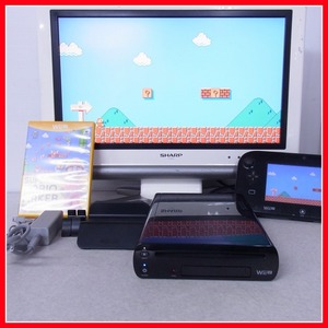 WiiU 32GB 本体 クロ＋スーパーマリオメーカー まとめてセット 任天堂 Nintendo 難あり品【20